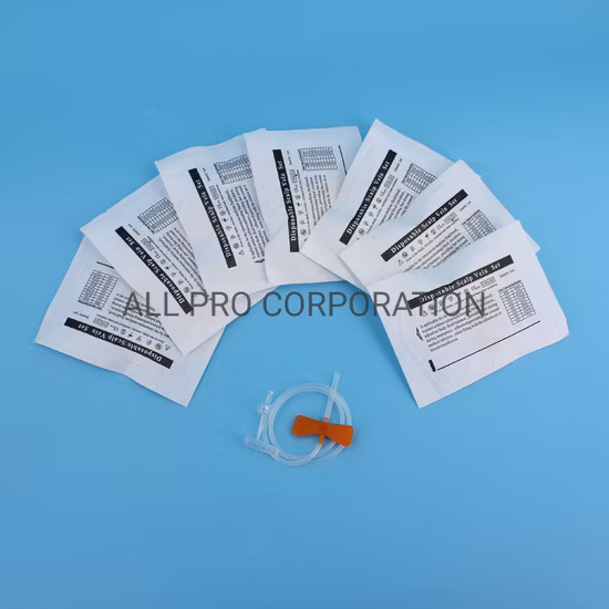 Butterfly 使い捨て医療グレード滅菌頭皮静脈キット IV 注入キット