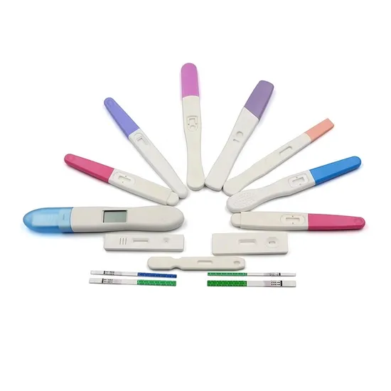 シングルパス HCG 妊娠検査ストリップ/カセット/ミッドストリーム