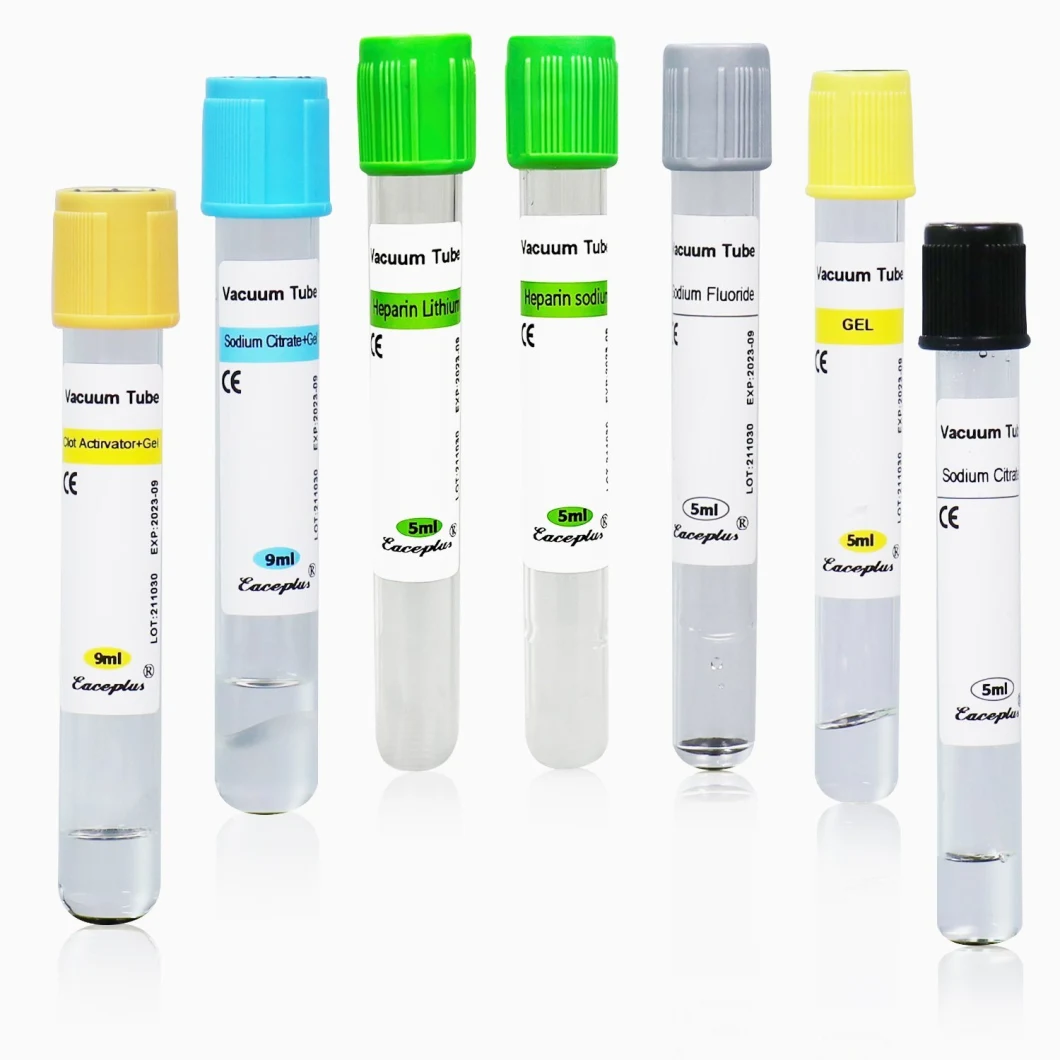 Siny Medical All Type 2-15ml Vacuum Blood Collection Tube with CE