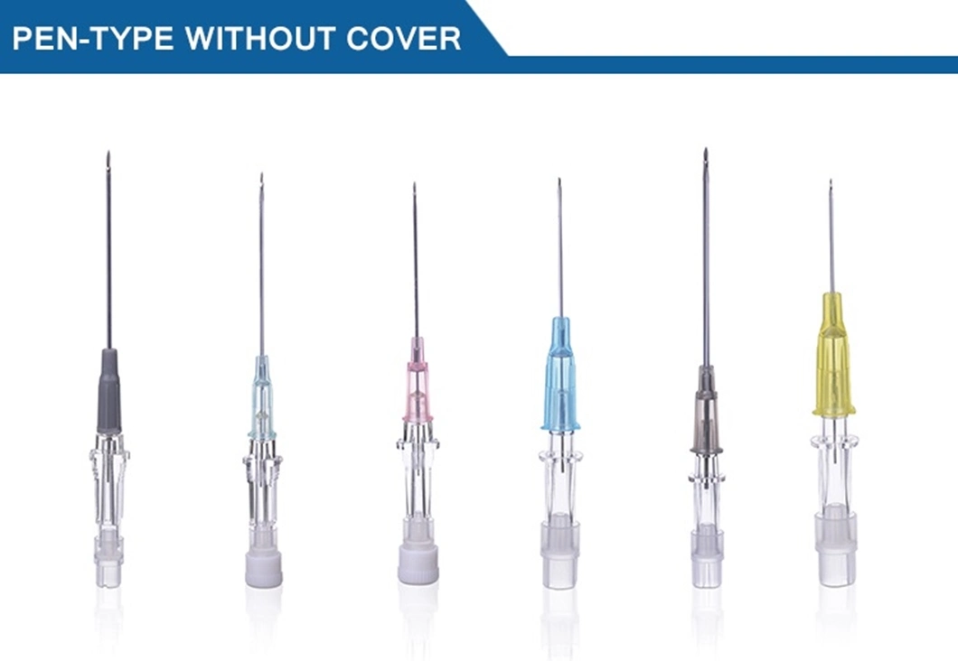 Medical Disposable Sterile Safe IV Cannula with Wings Injection Port