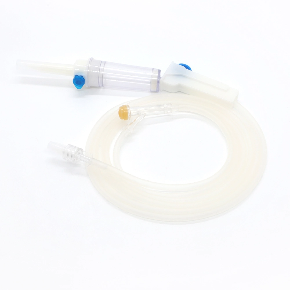 Disposable Medical Sterile IV Giving Set with Hypodermic Needle IV Drip Set with Scalp Vein Needle