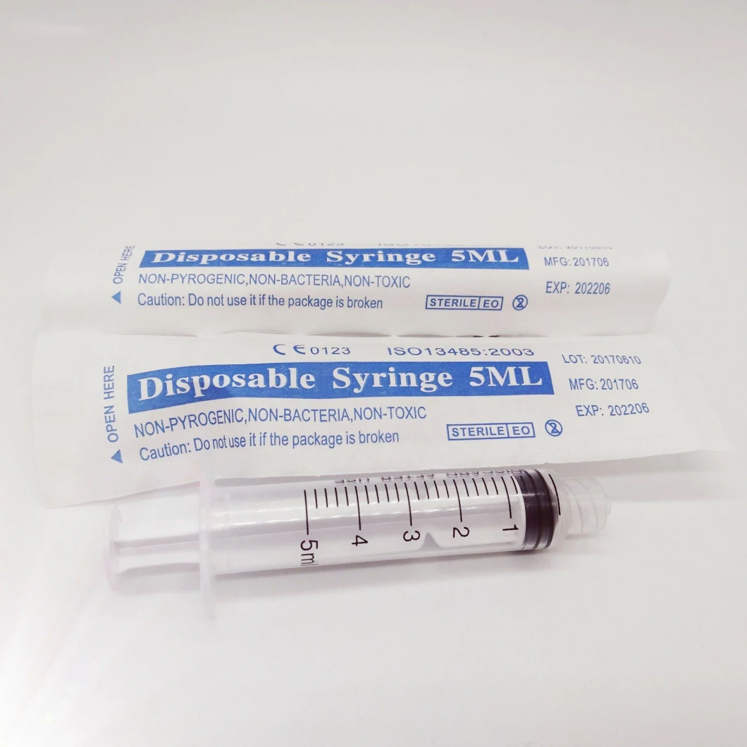 Disposable Syringe 3 Parts Syringe Disposable Hypodermic Syringe Disposable Luer Lock Syringe